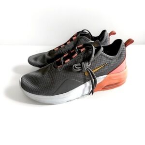 Nike Gray and Orange Athletic Shoes